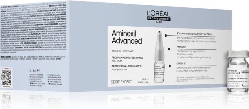 L’Oréal Professionnel Aminexil Advanced Nourishing Serum to Treat Hair Loss 42x6 ml