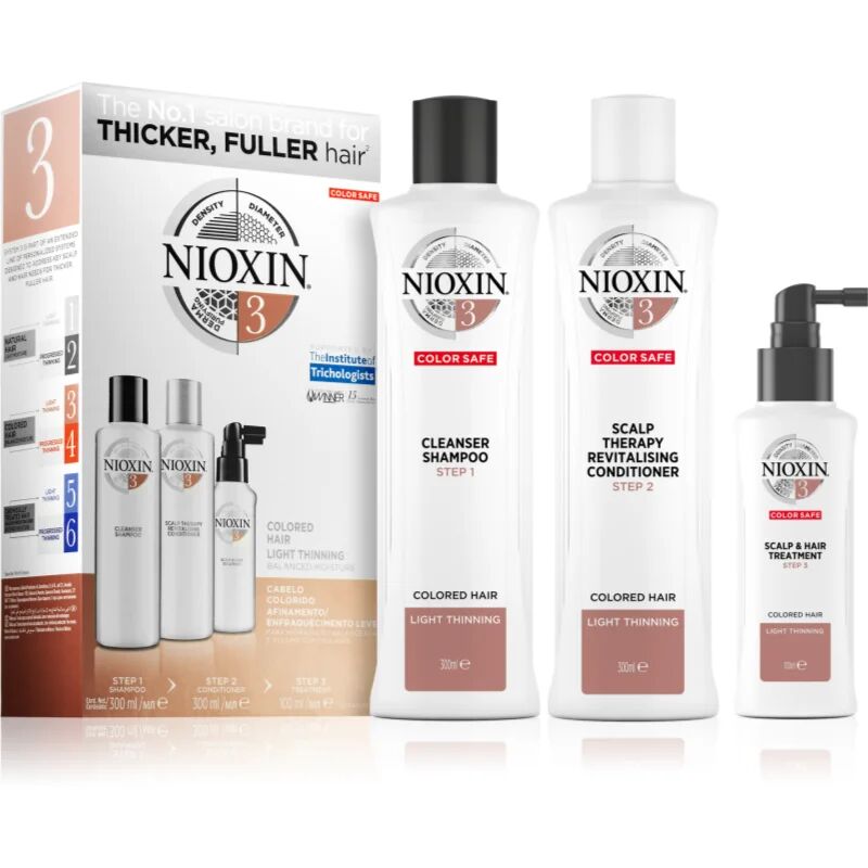 Nioxin System 3 Color Safe Gift Set For Colored Hair Unisex