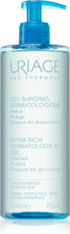 Uriage Hygiène Extra-Rich Dematological Gel Cleansing Gel for Face and Body 500 ml