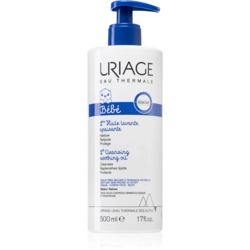 Uriage Bébé 1st Cleansing Soothing Oil Soothing Cleansing Oil for Dry and Atopic Skin 500 ml