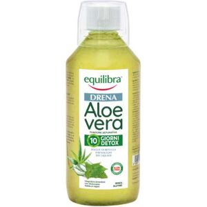 Equilibra ®- 6 bottiglie da 500 ml Aloe Vera Drena