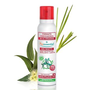 Puressentiel SOS Insetti - Spray Antipuntura Repellente + Lenitivo, 200ml