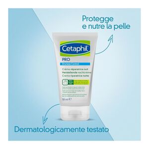 Cetaphil PRO - Crema Riparatrice Mani Notte Pelle Molto Secca e Screpolata, 50ml