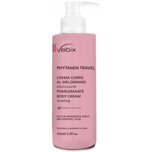 Vebix Phytamin Travel - Crema Corpo al Melograno Elasticizzante, 100ml