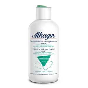 Alkagin Detergente Intimo Attivo con Complesso Antimicrobico a pH Acido, 250ml