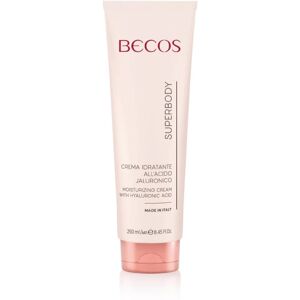 Becos Superbody Crema Idratante All'Acido Jaluronico 250ml