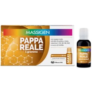 MASSIGEN Pappa Reale 10 Flaconcini Da 25 Ml