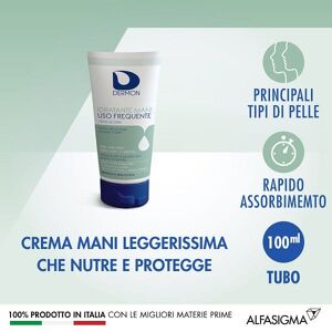 DERMON Idratante Mani Uso Frequente Crema Leggera 100 Ml