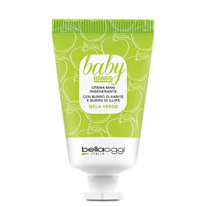 BellaOggi Italia BellaOggi Baby Hands Crema Mani Rigenerante Alla Mela Verde Con Burro Di Karité 30 ml