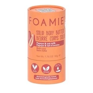 Foamie Burro Solido Per Il Corpo Nutriente Con Papaya E Latte Di Avena 50 gr