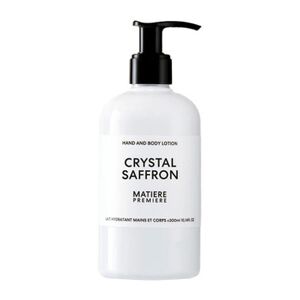 MATIERE PREMIERE CRYSTAL SAFFRON HAND AND BODY LOTION 300 ML