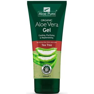 Optima Naturals Srl Gel Aloe Vera e Tea Tree 200ml - Lenitivo e Idratante per Pelle Secca e Danneggiata