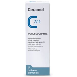 Unifarco Spa Ceramol 311 Iperdeodorante 75ml - Deodorante Idratante Senza Alluminio