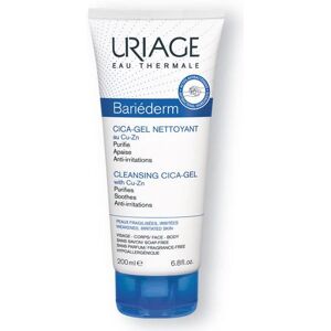 Uriage Bariederm - Cica Gel Detergente Viso Corpo 200ml per una Pelle Delicata e Protetta