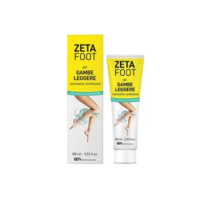 Zeta Farmaceutici Spa Zeta Foot - Gel Gambe Leggere 100ml, Rinfresca e Rivitalizza le Tue Gambe