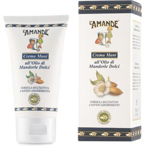 L'Amande Srl L'Amande - Crema Mani all'Olio di Mandorle 75ml per Pelli Secche e Screpolate