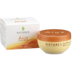 Bios Line Spa Nature's Argà Crema Corpo Vellutante 200ml - Crema Corpo Nutriente con Olio di Argan e Rosa Damascena