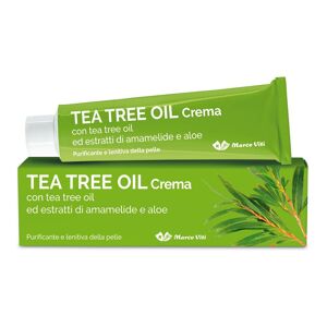 Marco Viti Farmaceutici Spa Tea Tree Oil Crema 100ml - Crema Antinfiammatoria e Lenitiva con Olio di Tea Tree