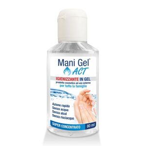 F&f Srl Mani Gel Act - Igienizzante in gel formato per tutta la famiglia 80 ml