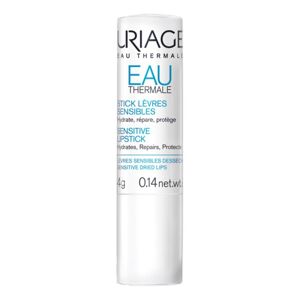 Uriage - Stick Labbra Acqua Termale Sensibile 4g, Protezione e Idratazione per Labbra Sensibili