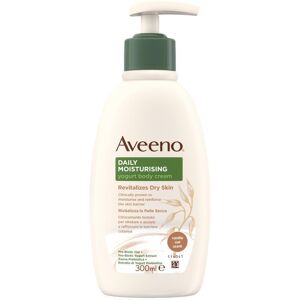 Johnson & Johnson Aveeno Lenitivo Idratante Crema Corpo Yogurt Vaniglia & Avena Lenitiva Nutriente 300 ml