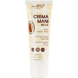 purobio Cura Mani e Unghie Crema Mani Ricca