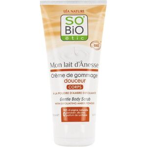 so'bio étic Scrub Corpo Crema Gommage per il corpo al Latte d'Asina