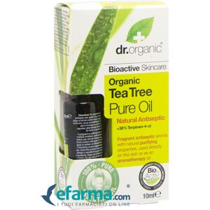 Dr. Organic Tea Tree Olio Essenziale Antibatterico 10 ml