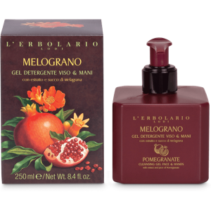 L'Erbolario Gel Detergente Viso & Mani Melograno 250 ml