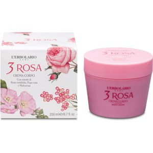 L'Erbolario Crema Corpo 3 Rosa 200 ml