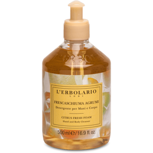 L'Erbolario Frescaschiuma Agrumi Detergente Mani/Corpo 500 ml