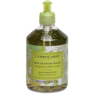 L'Erbolario Frescaschiuma Foglie Detergente Mani/Corpo 500 ml