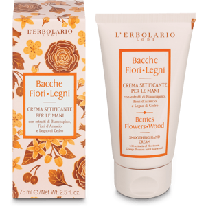 L'Erbolario Crema Setificante per le Mani Bacche Fiori Legni 75 ml