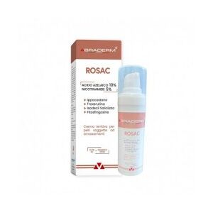 Braderm Rosac - Crema lenitiva per pelli soggette ad arrossamenti 30 Ml