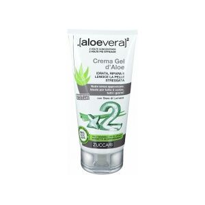 Zuccari Aloevera2 crema gel d'aloe idrata e lenisce la pelle sensibile 150 ml