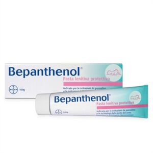 Bepanthenol Linea Bambini Pasta Protettiva Rigenerante Lenitiva 100 g