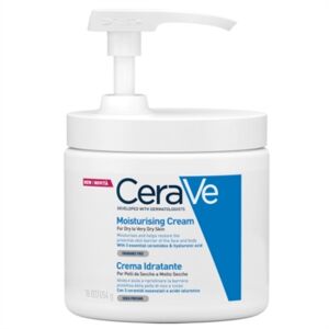 CeraVe Linea Idratazione del Corpo Crema Idratante Pelli Secche con Dosat. 454 g