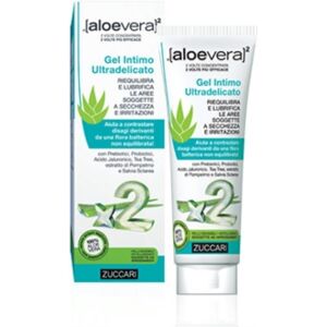 Zuccari Linea Aloevera2 Gel D'Aloe Trattamento Intimo Lenitivo Lubrificante 80ml