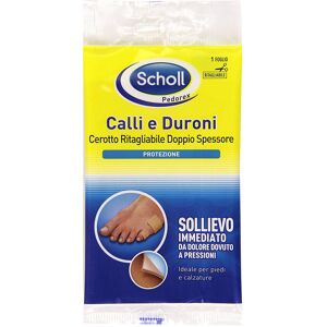 SCHOLL Calli E Duroni Cerotto Ritagliabile Doppio Spessore 1 Foglio