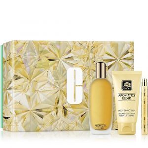 Clinique Aromatics Elixir Cofanetto 100 ml, 10 ml Parfum + 75 ml Body Lotion Donna