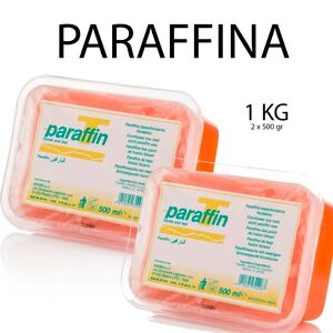 PARAFFINA ROSA 1 KG BASSOFONDENTE MANI PIEDI PER SCALDAPARAFFINA ITALIANA