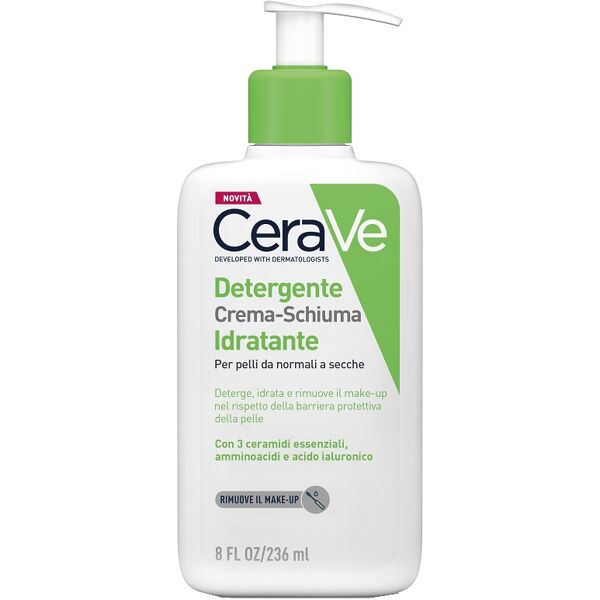 cerave detergente crema-schiuma idratante 236 ml