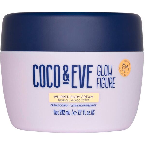 coco & eve glow figure whipped body cream (tropical mango scent) 212 ml