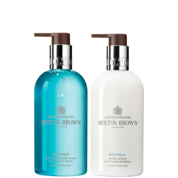 molton brown blue maquis hand care collection 2 x 300 ml