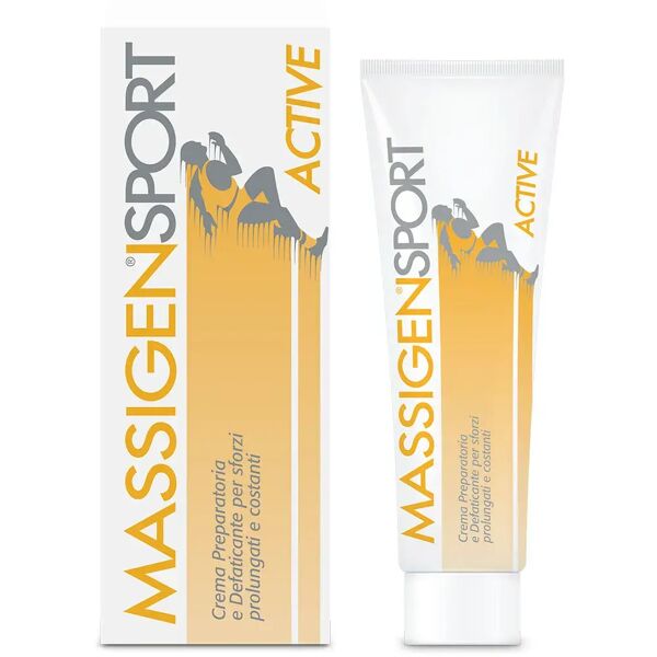 massigen sport active crema per riscaldamento defaticante 50 ml