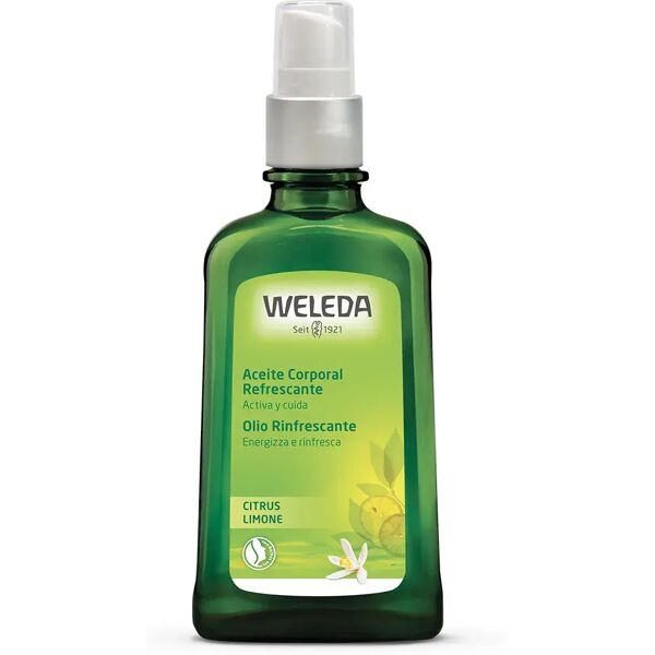 weleda olio rinfrescante al limone per pelli secche 100 ml