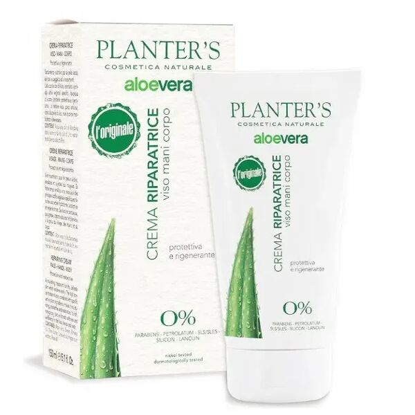 planter's crema riparatrice aloe vera viso mani corpo tubo 150 ml