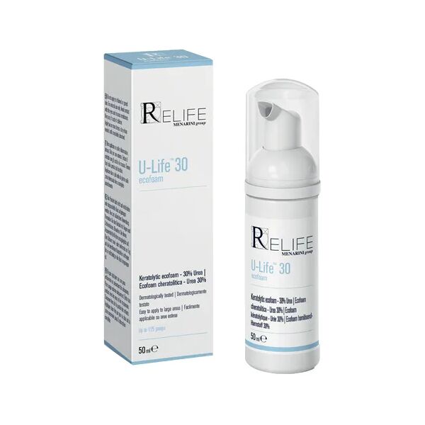 relife u-life 30 ecofoam trattamento cheratolitico 50 ml