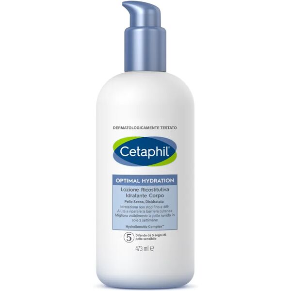 cetaphil optimal hydration lozione ricostitutiva idratante corpo 473 ml