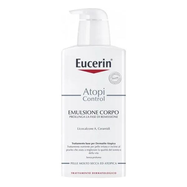 eucerin atopicontrol emulsione corpo per pelle irritata e atopica promo 400 ml